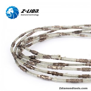 ZL-SJ 2.0 мм диамантен режещ тел за рязане на камък от оникс